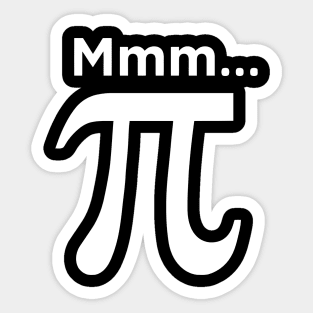 Mmm Pi Sticker